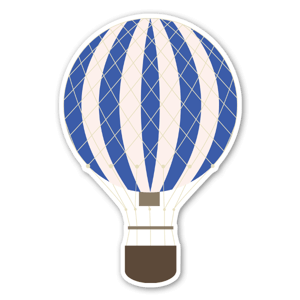 Ballon Aufkleber