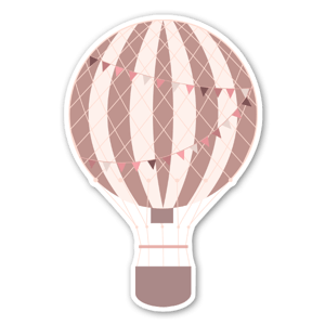 Ballon Aufkleber