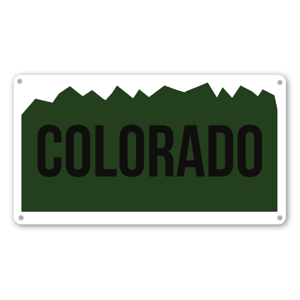 Colorado Schild Aufkleber