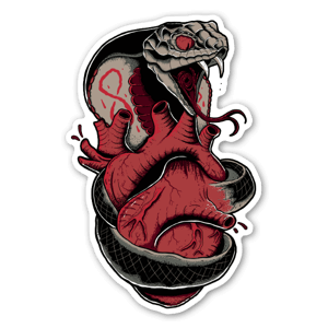 Poisonous Heart Aufkleber