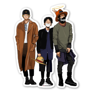 Sabo, Luffy und Ace . ONE PIECE