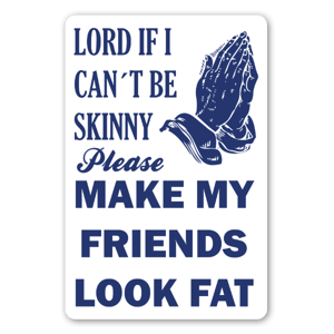 Sticker Fat Prayer