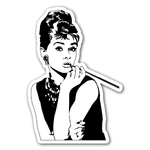 Audrey Hepburn Sticker