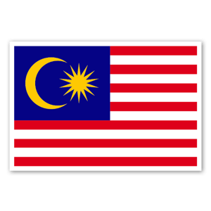 Malaysia Aufkleber