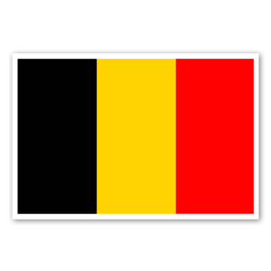 Belgien Aufkleber