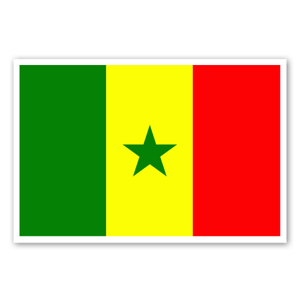 Senegal Aufkleber