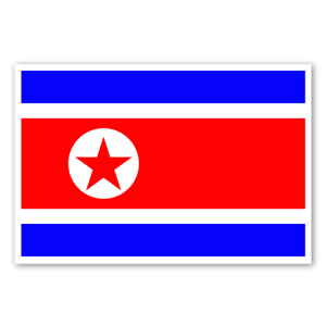 Nordkorea Aufkleber