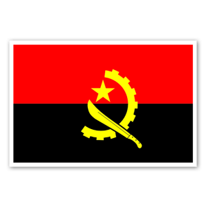 Angola Aufkleber