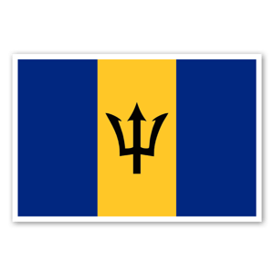 Barbados Aufkleber