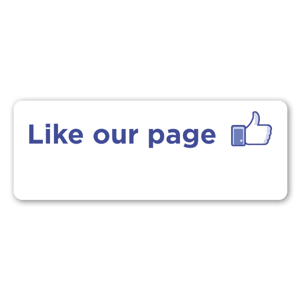 Like Page Aufkleber