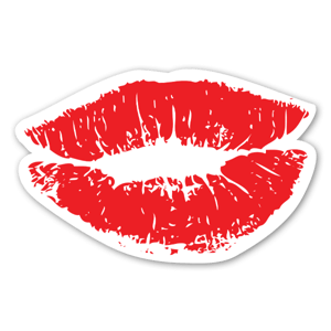 Kiss Sticker