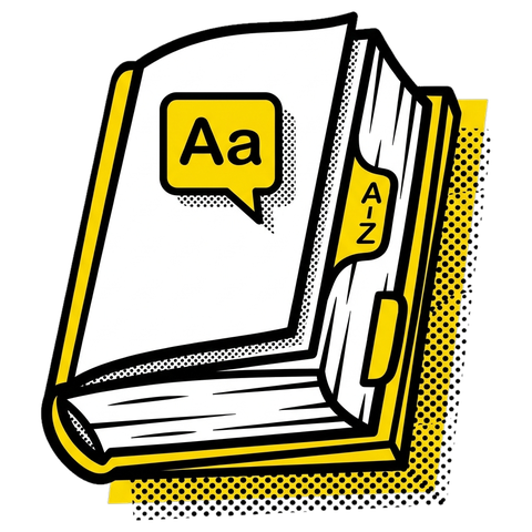 Wörterbuch-Symbol